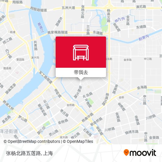 张杨北路五莲路地图