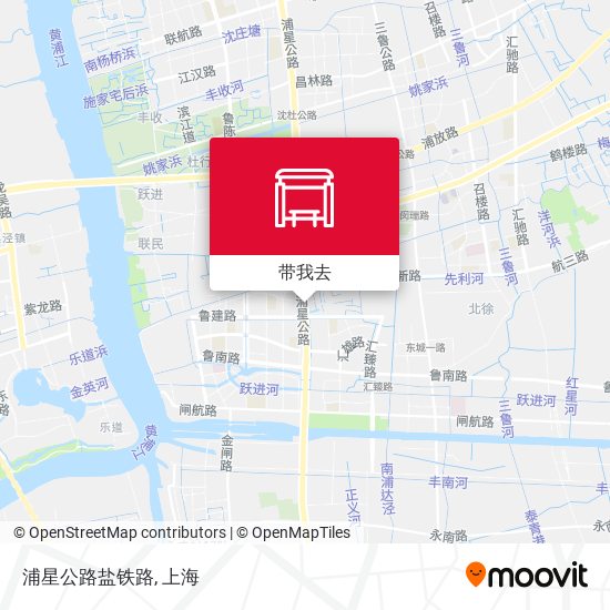 浦星公路盐铁路地图