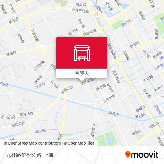九杜路沪松公路地图