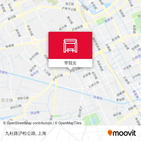九杜路沪松公路地图