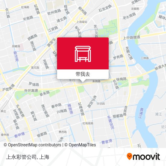 上永彩管公司地图