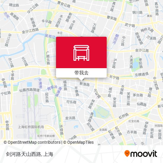 剑河路天山西路地图