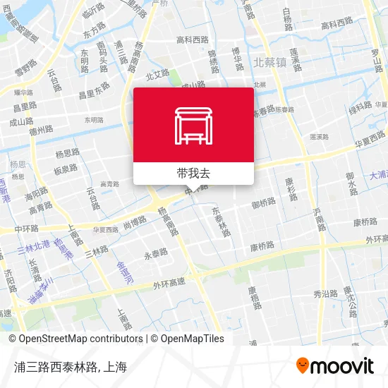 浦三路西泰林路地图
