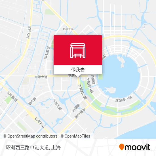 环湖西三路申港大道地图