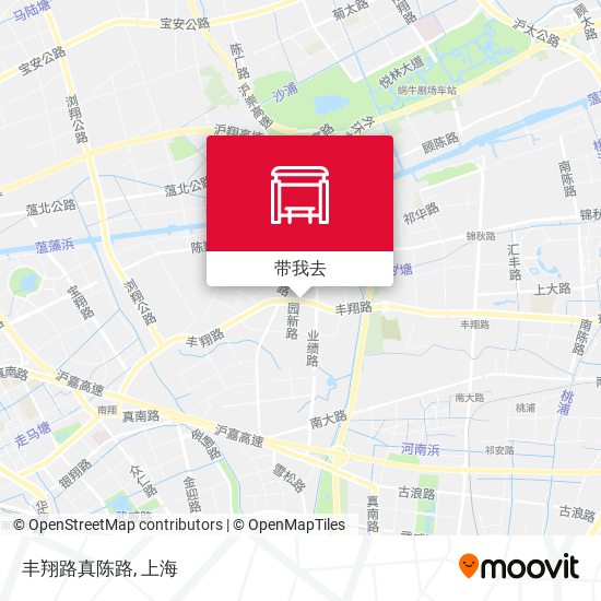 丰翔路真陈路地图