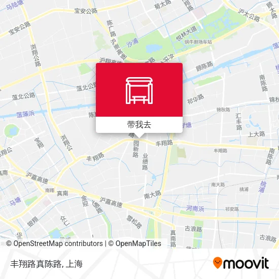 丰翔路真陈路地图
