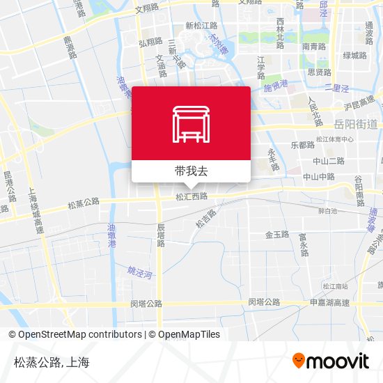 松蒸公路地图