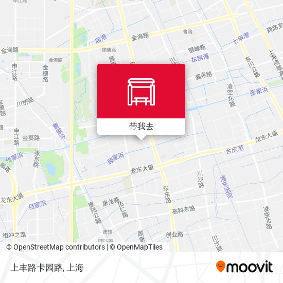 上丰路卡园路地图