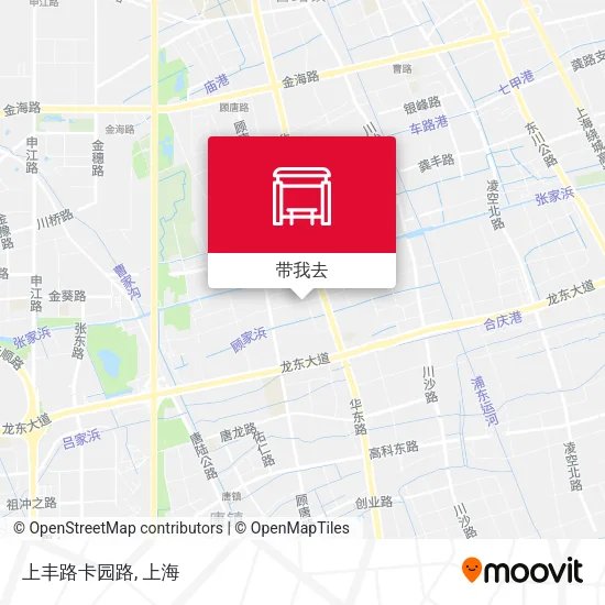 上丰路卡园路地图