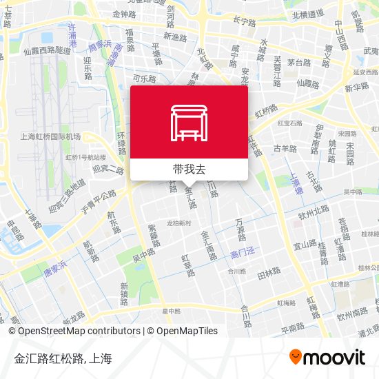 金汇路红松路地图