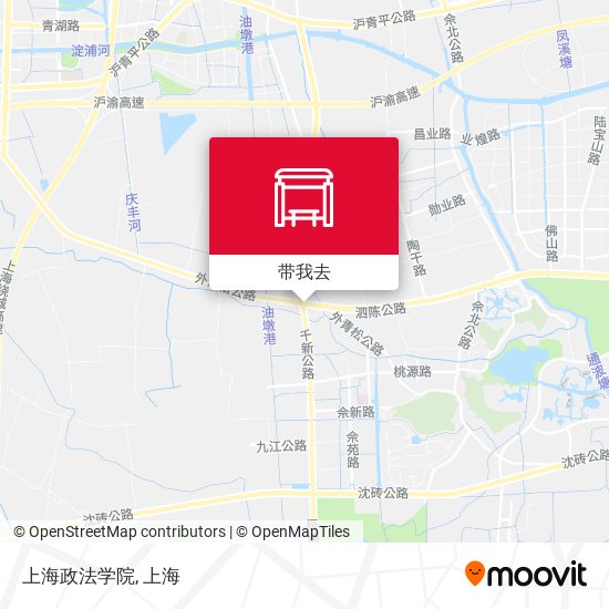 上海政法学院地图