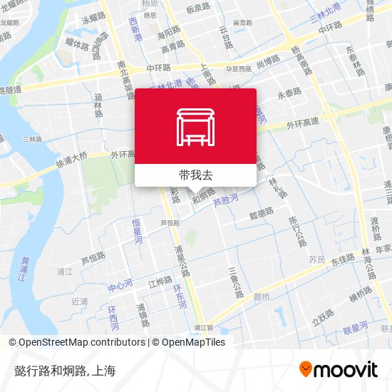 懿行路和炯路地图