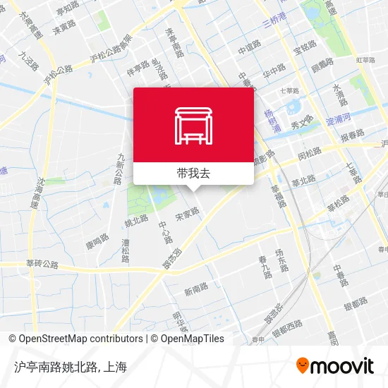 沪亭南路姚北路地图