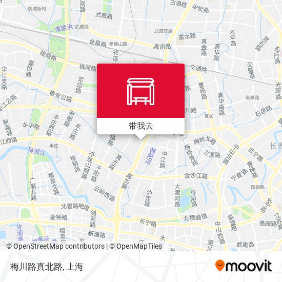 梅川路真北路地图