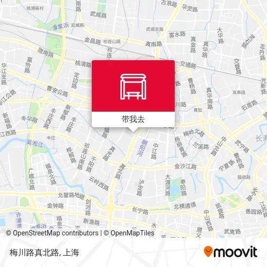 梅川路真北路地图