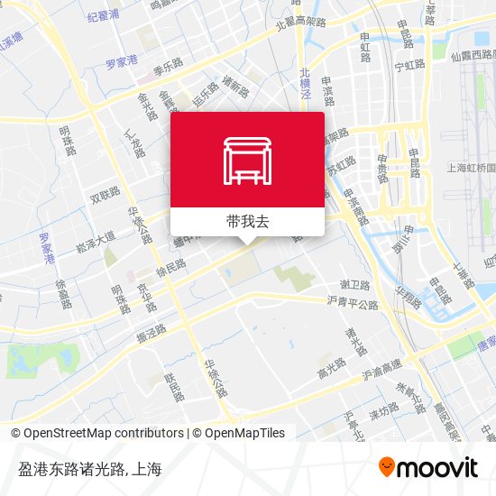 盈港东路诸光路地图