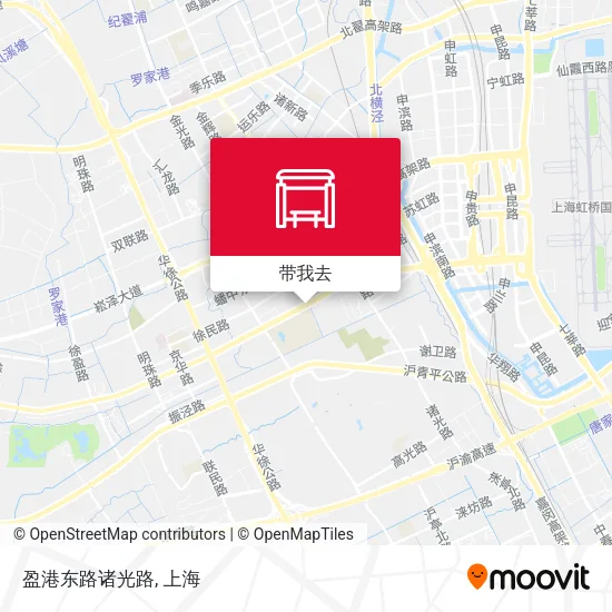 盈港东路诸光路地图