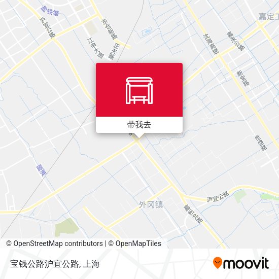 宝钱公路沪宜公路地图