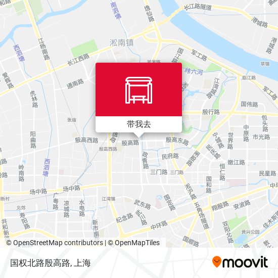 国权北路殷高路地图