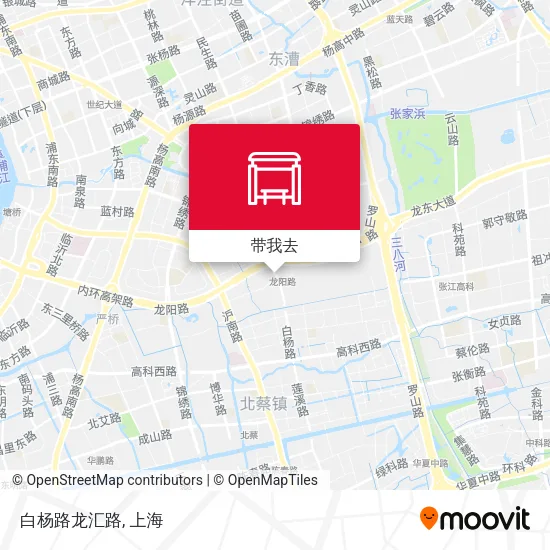 白杨路龙汇路地图