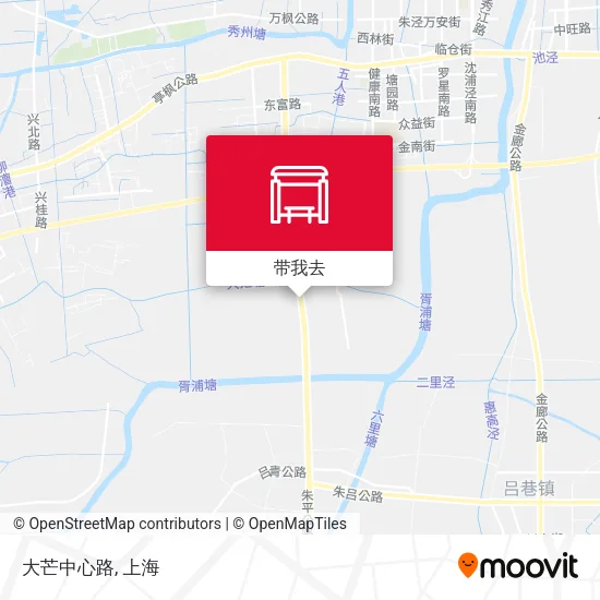 大芒中心路地图
