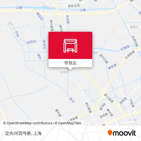 定向河四号桥地图