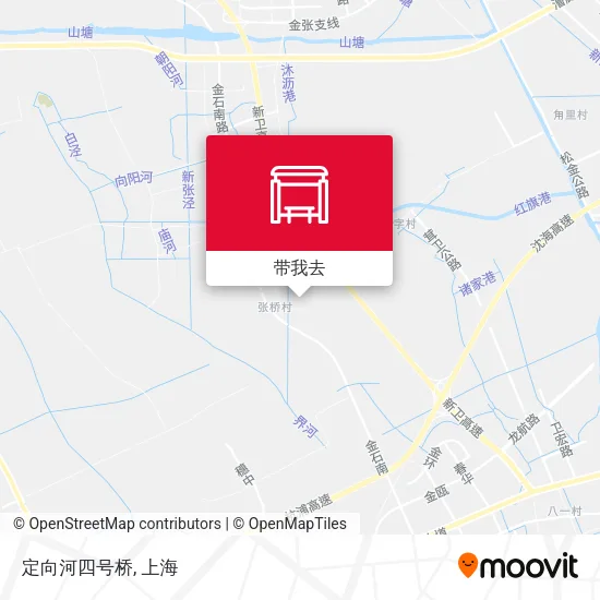 定向河四号桥地图