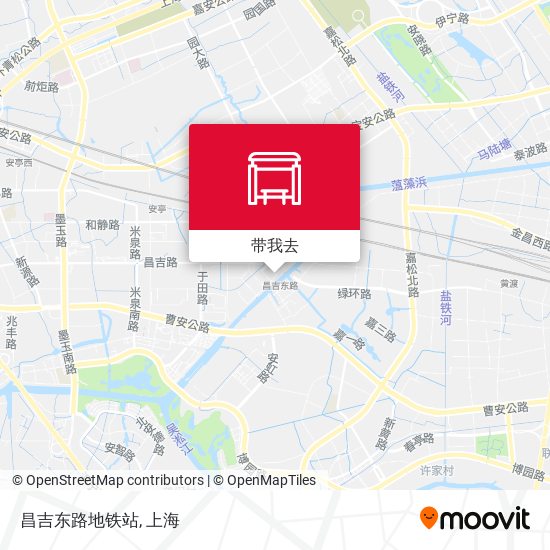 昌吉东路地铁站地图