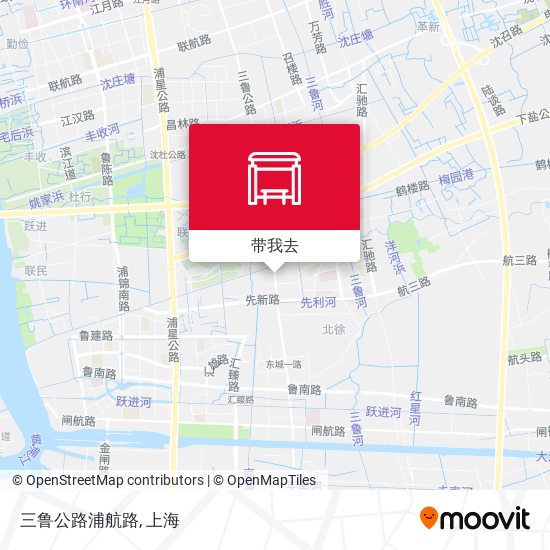 三鲁公路浦航路地图