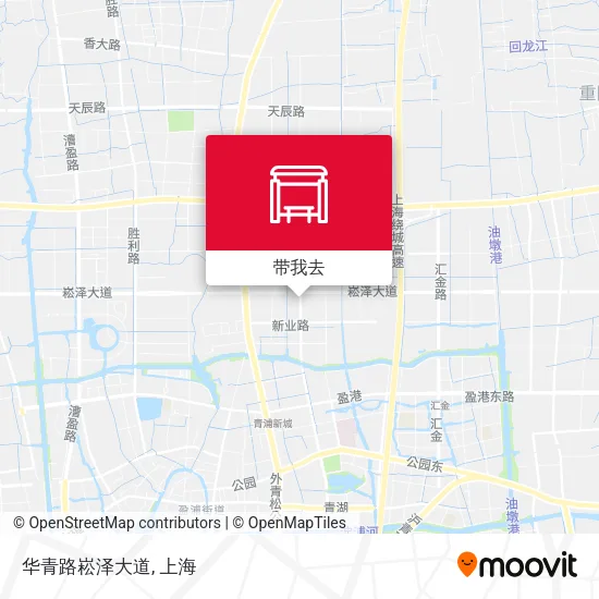 华青路崧泽大道地图