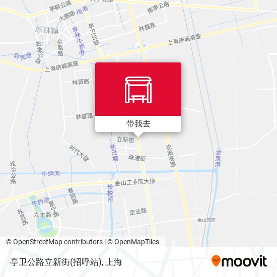 亭卫公路立新街(招呼站)地图