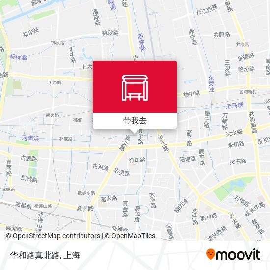华和路真北路地图