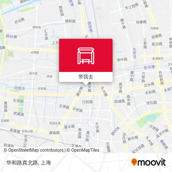 华和路真北路地图