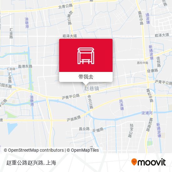 赵重公路赵兴路地图