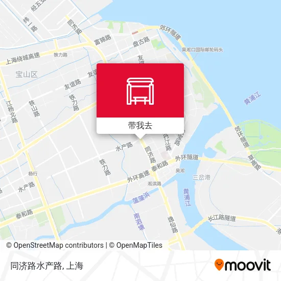 同济路水产路地图