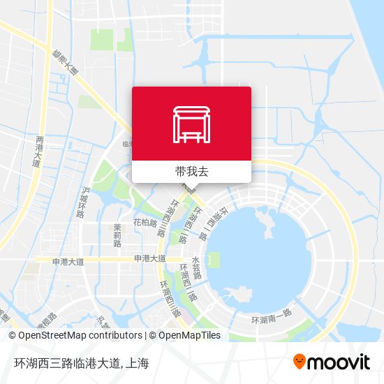 环湖西三路临港大道地图