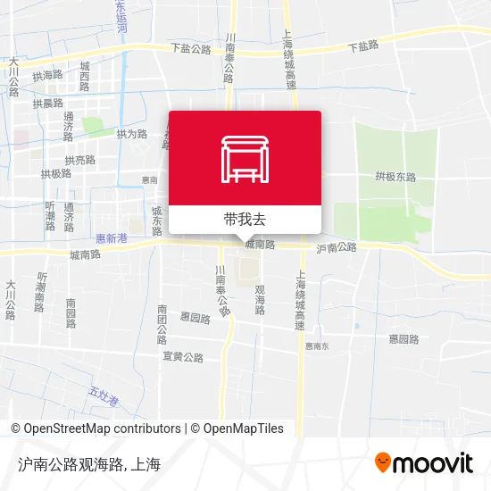 沪南公路观海路地图