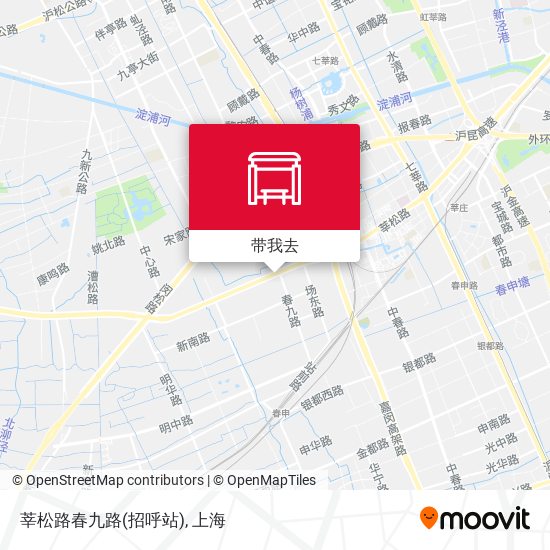 莘松路春九路(招呼站)地图