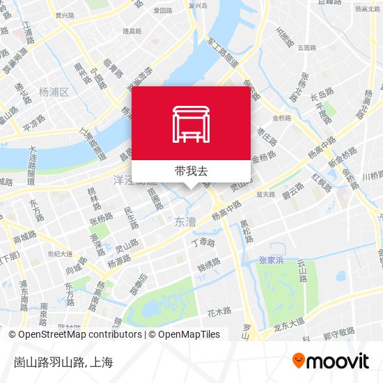 崮山路羽山路地图