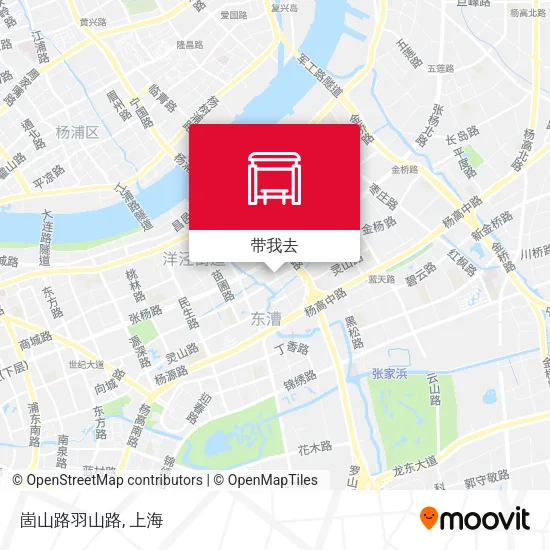 崮山路羽山路地图