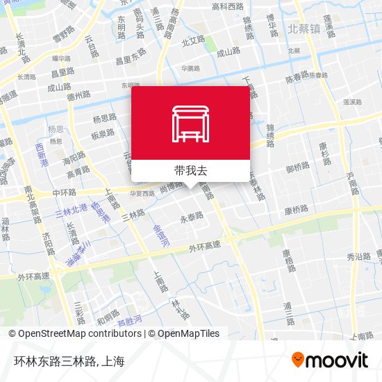 环林东路三林路地图