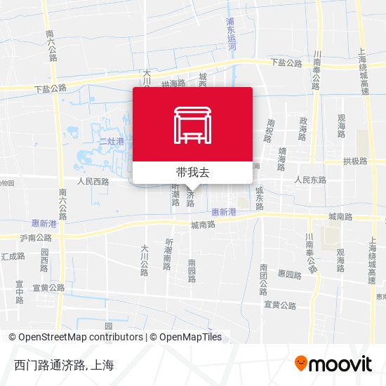 西门路通济路地图