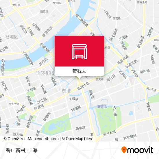 香山新村地图