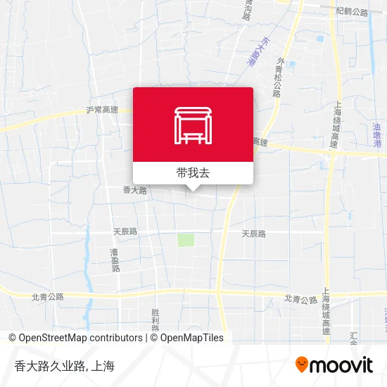 香大路久业路地图