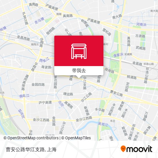 曹安公路华江支路地图