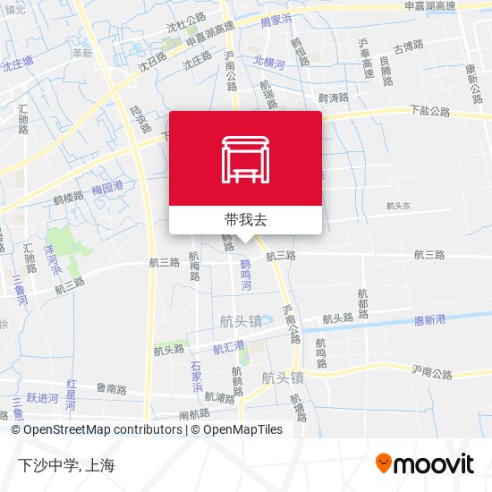 下沙中学地图