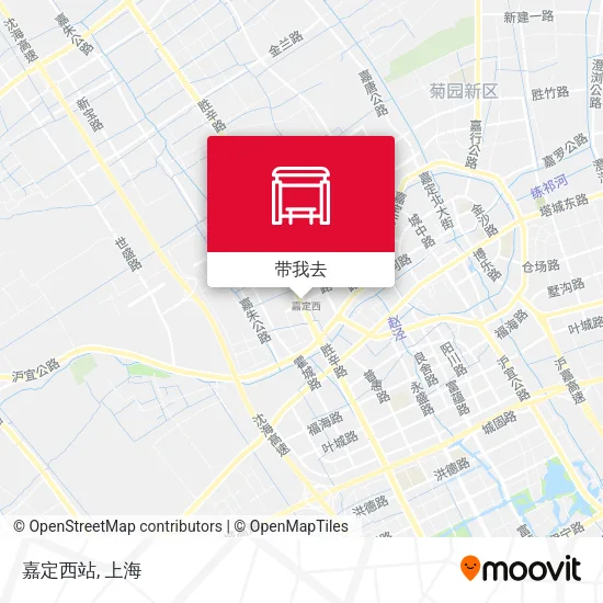 嘉定西站地图