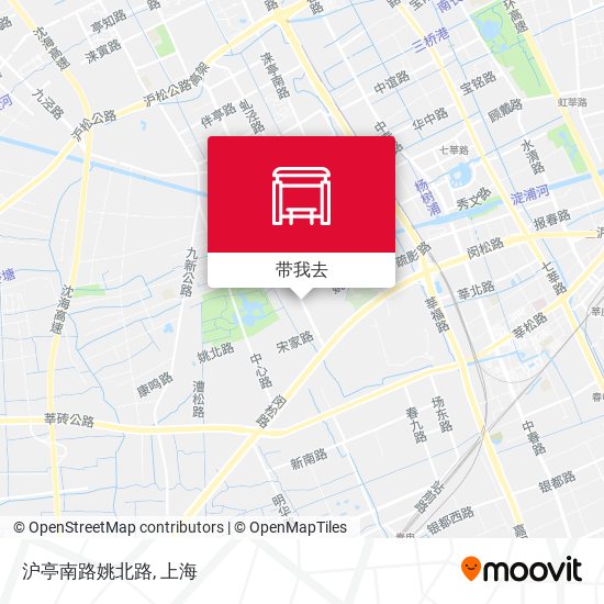 沪亭南路姚北路地图