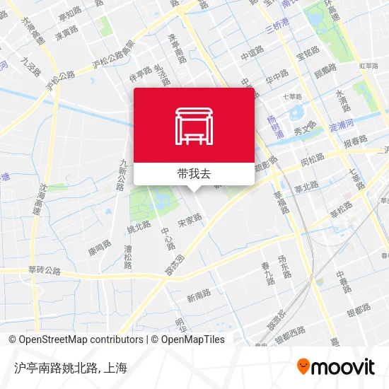 沪亭南路姚北路地图