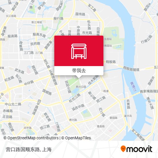 营口路国顺东路地图